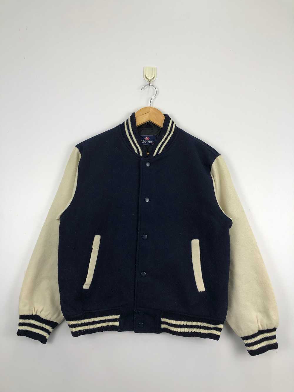 Vintage - Vintage Sunnypal Wool Varsity Jacket - image 1