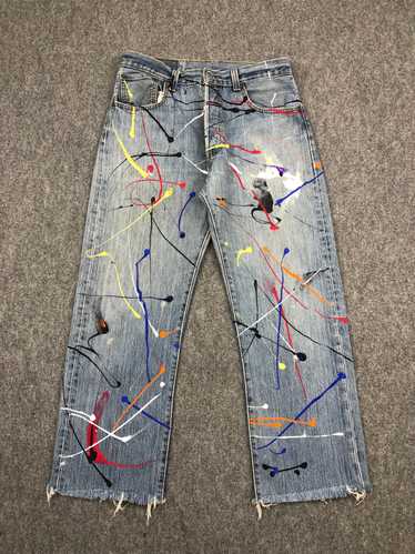 Vintage - Vintage Levis 501 Painted Style Jeans