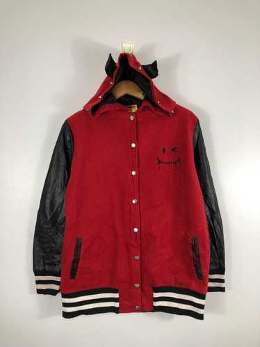 Vintage - Vintage Super Lovers Varsity Jacket Red 