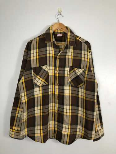 Vintage - Vintage 80s Big Mac Shadow Plaid Flannel