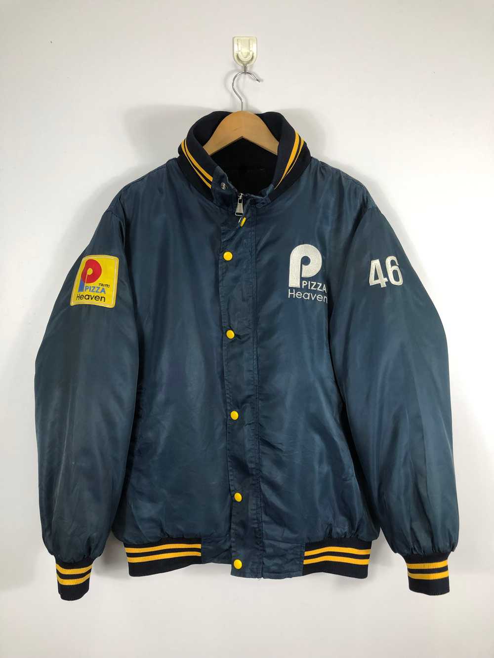 Vintage - Vintage Pizza Heaven Puffer Bomber Jack… - image 1