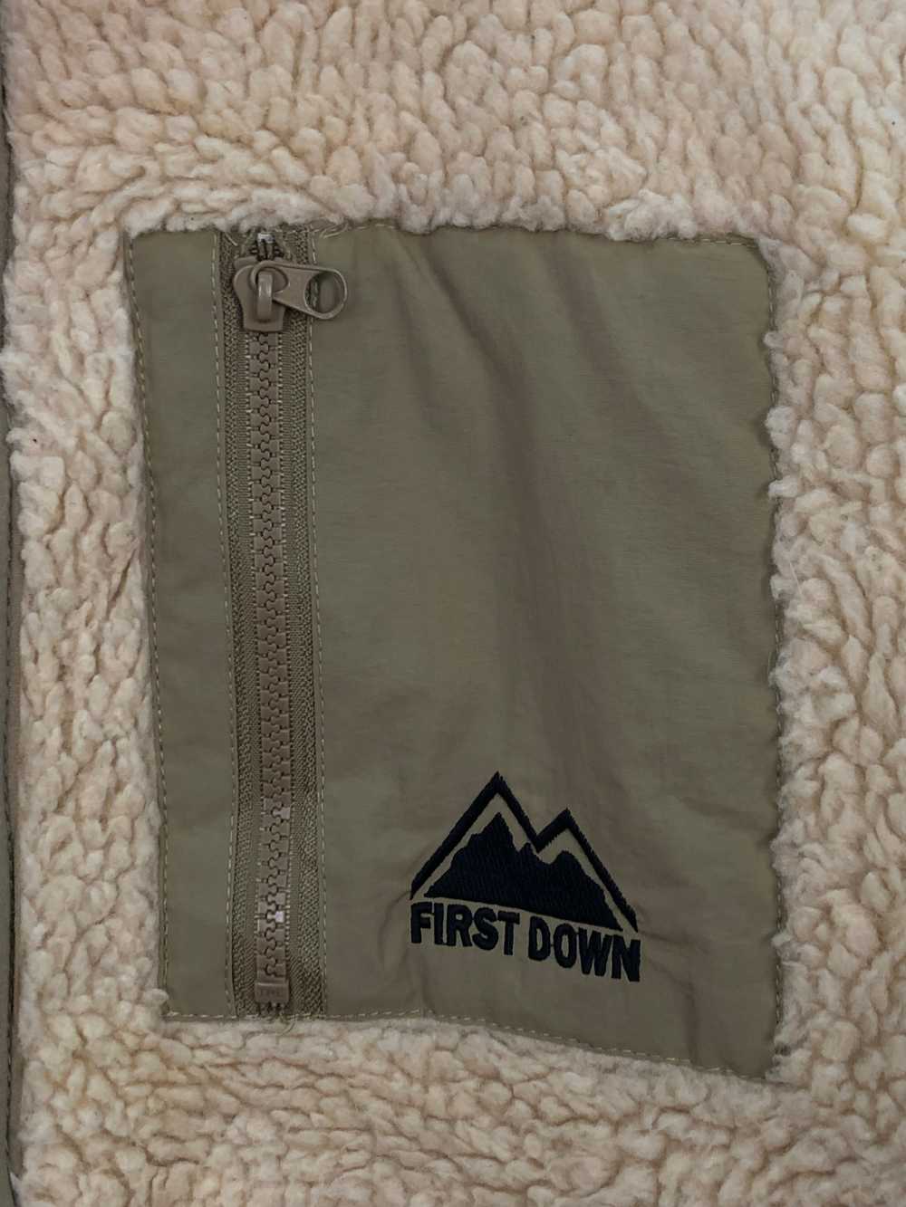 Vintage - Vintage First Down Fleece Jacket - image 3