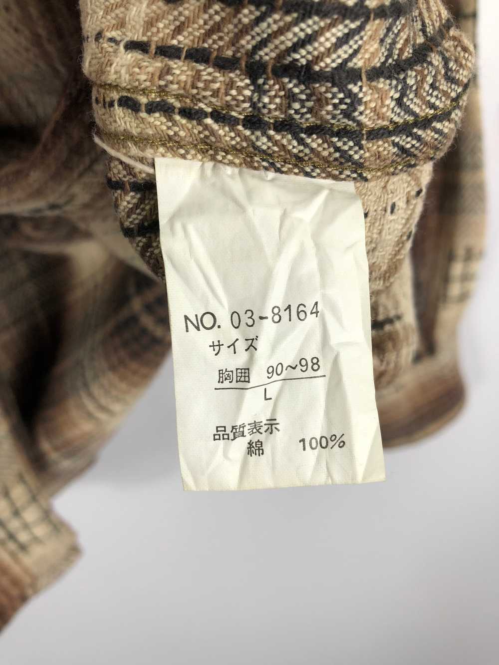 Vintage - Vintage 60s Shadow Plaid Flannel Wool B… - image 9