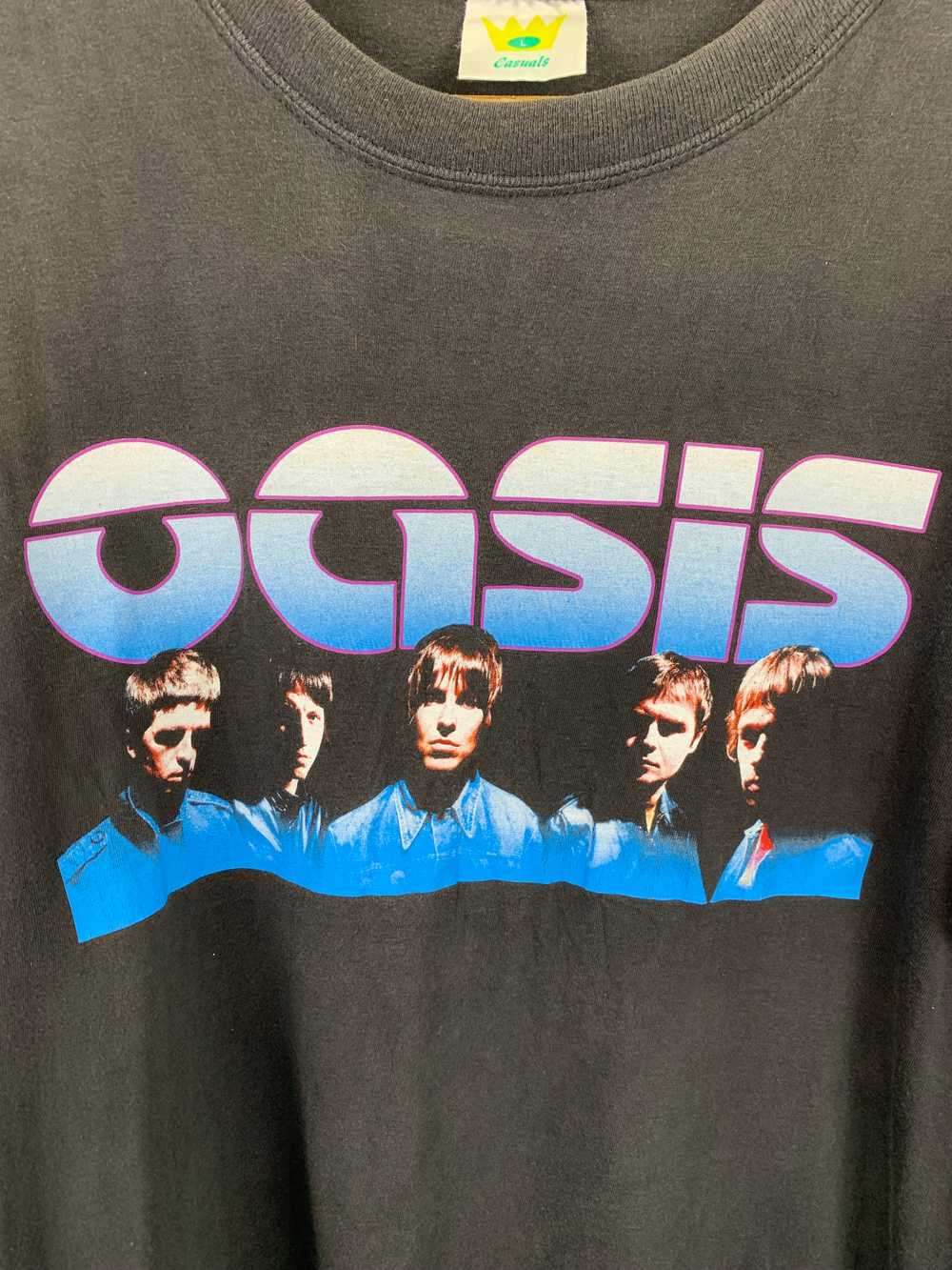 Vintage - Vintage Oasis World Tour 2002 Band Tee - image 6