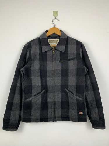 Vintage - Vintage Dickies Plaid Zipper Wool Jacket - image 1