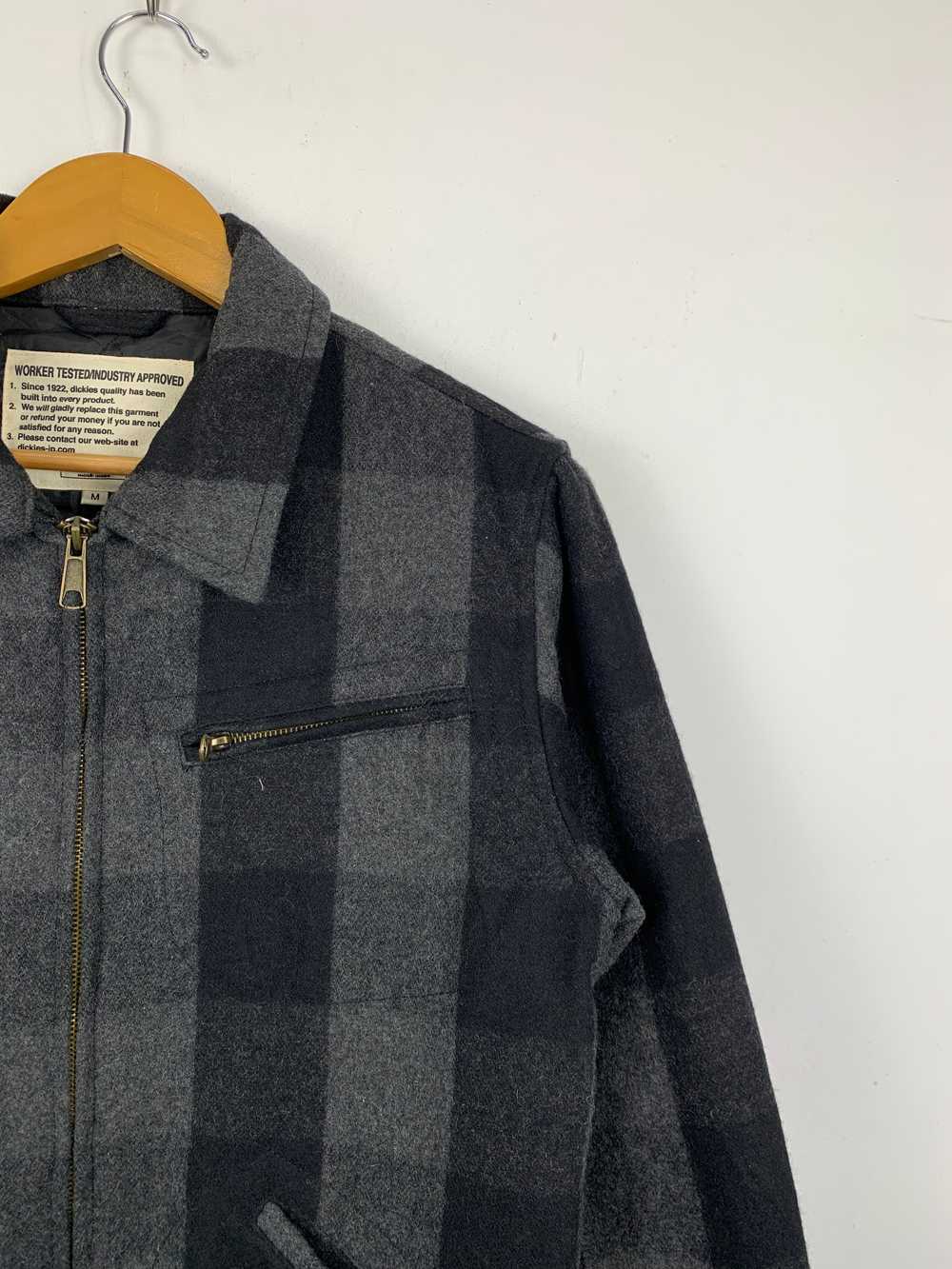 Vintage - Vintage Dickies Plaid Zipper Wool Jacket - image 7