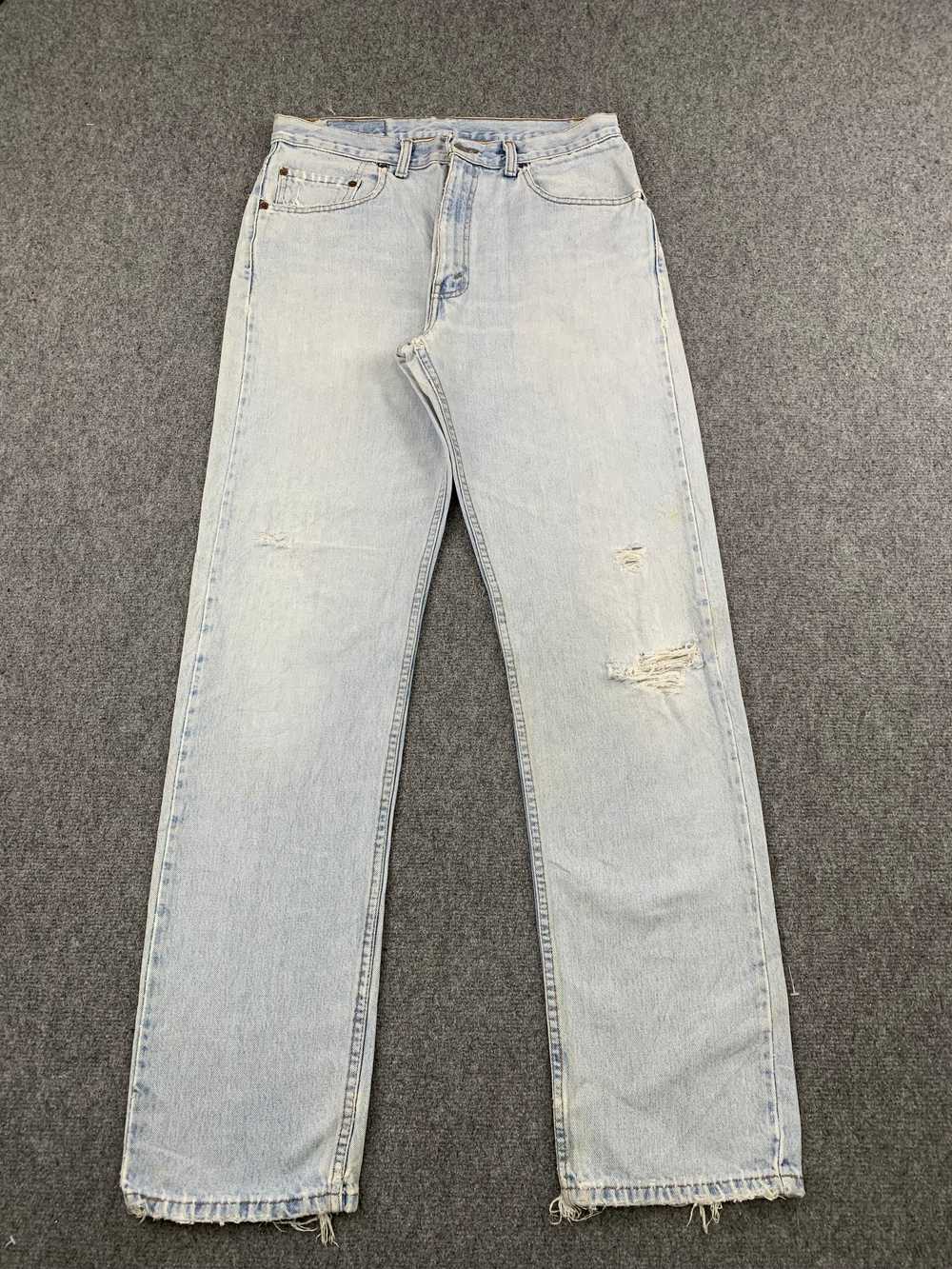 Vintage - Vintage 90s Levis 505 Light Wash Jeans - image 1