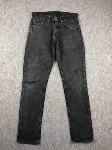 Vintage - Vintage Distressed Levis 511 Faded Black