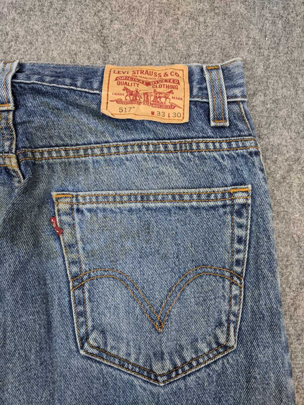 Vintage - Vintage Levis 517 Flared Bootcut Jeans - image 10