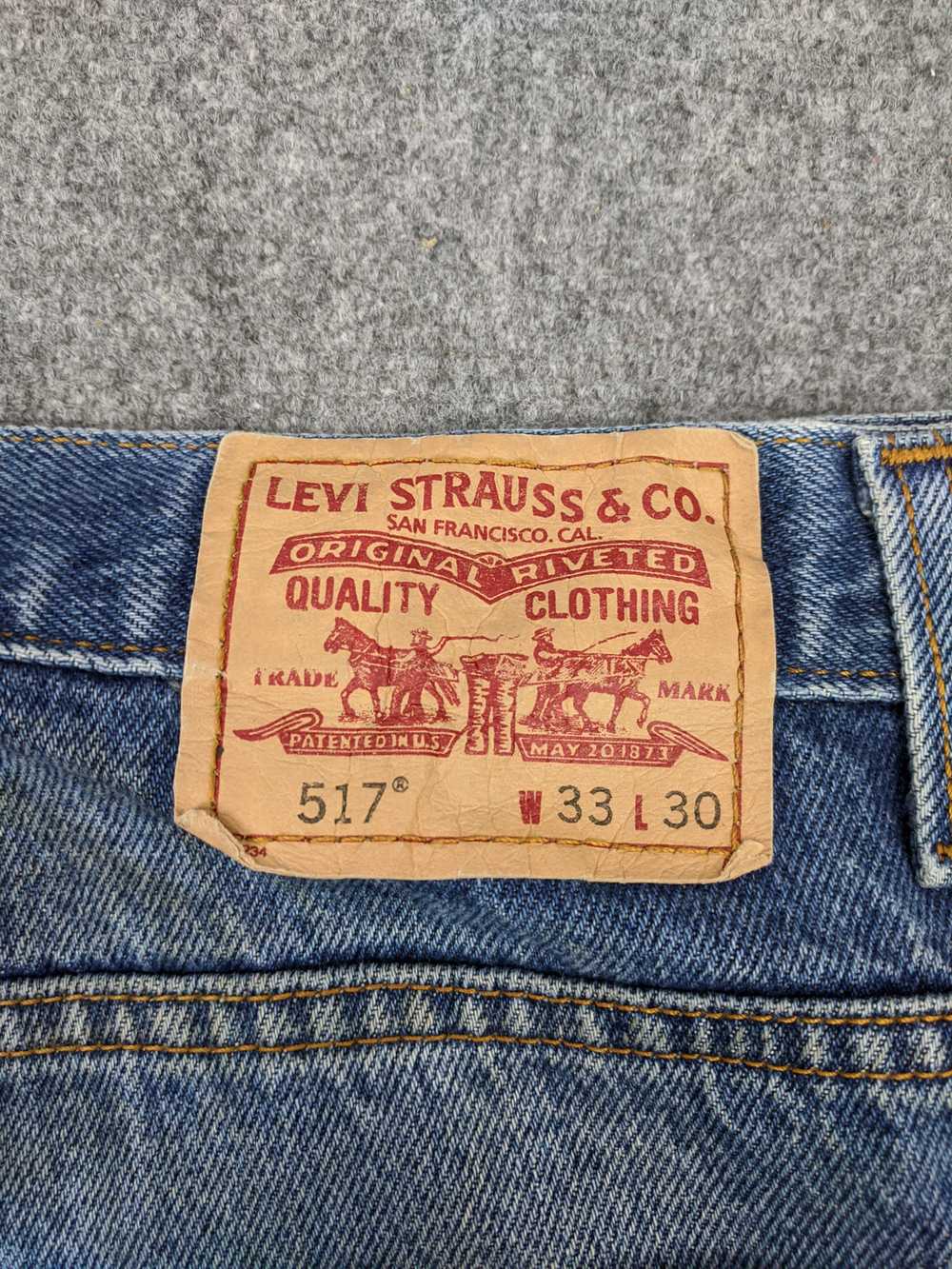 Vintage - Vintage Levis 517 Flared Bootcut Jeans - image 11