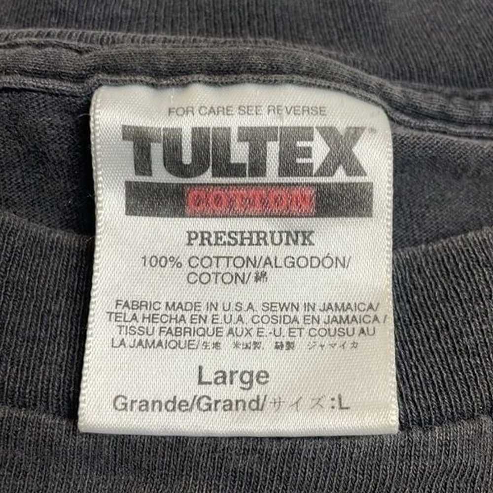 90s Vintage Tulex Tool Tshirt Black Large RARE PR… - image 8
