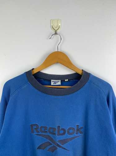 Vintage - Vintage 90s Reebok Big Logo Crewneck Pul