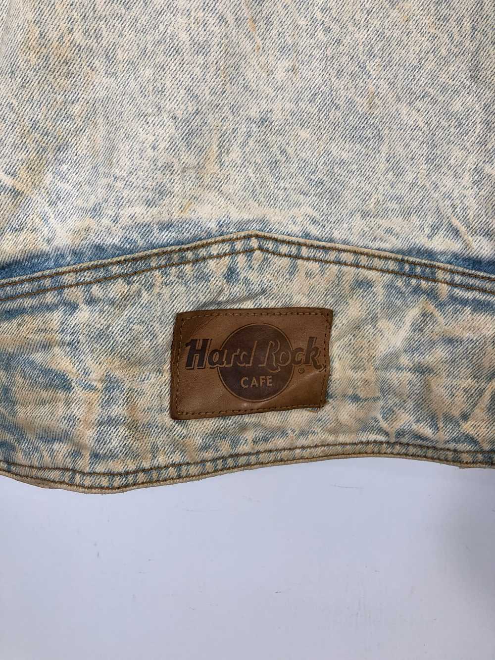 Vintage - Vintage Hard Rock Cafe Berlin Denim Aci… - image 12