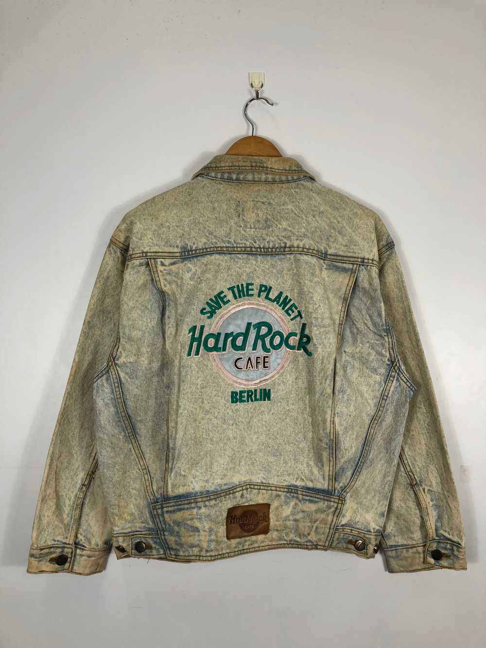 Vintage - Vintage Hard Rock Cafe Berlin Denim Aci… - image 1