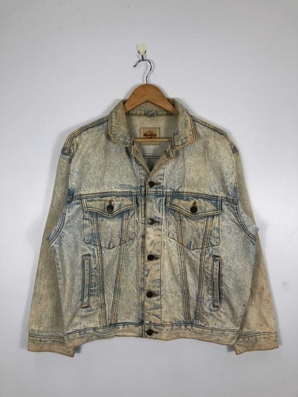 Vintage - Vintage Hard Rock Cafe Berlin Denim Aci… - image 2