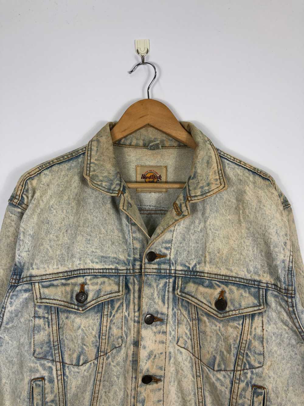 Vintage - Vintage Hard Rock Cafe Berlin Denim Aci… - image 3