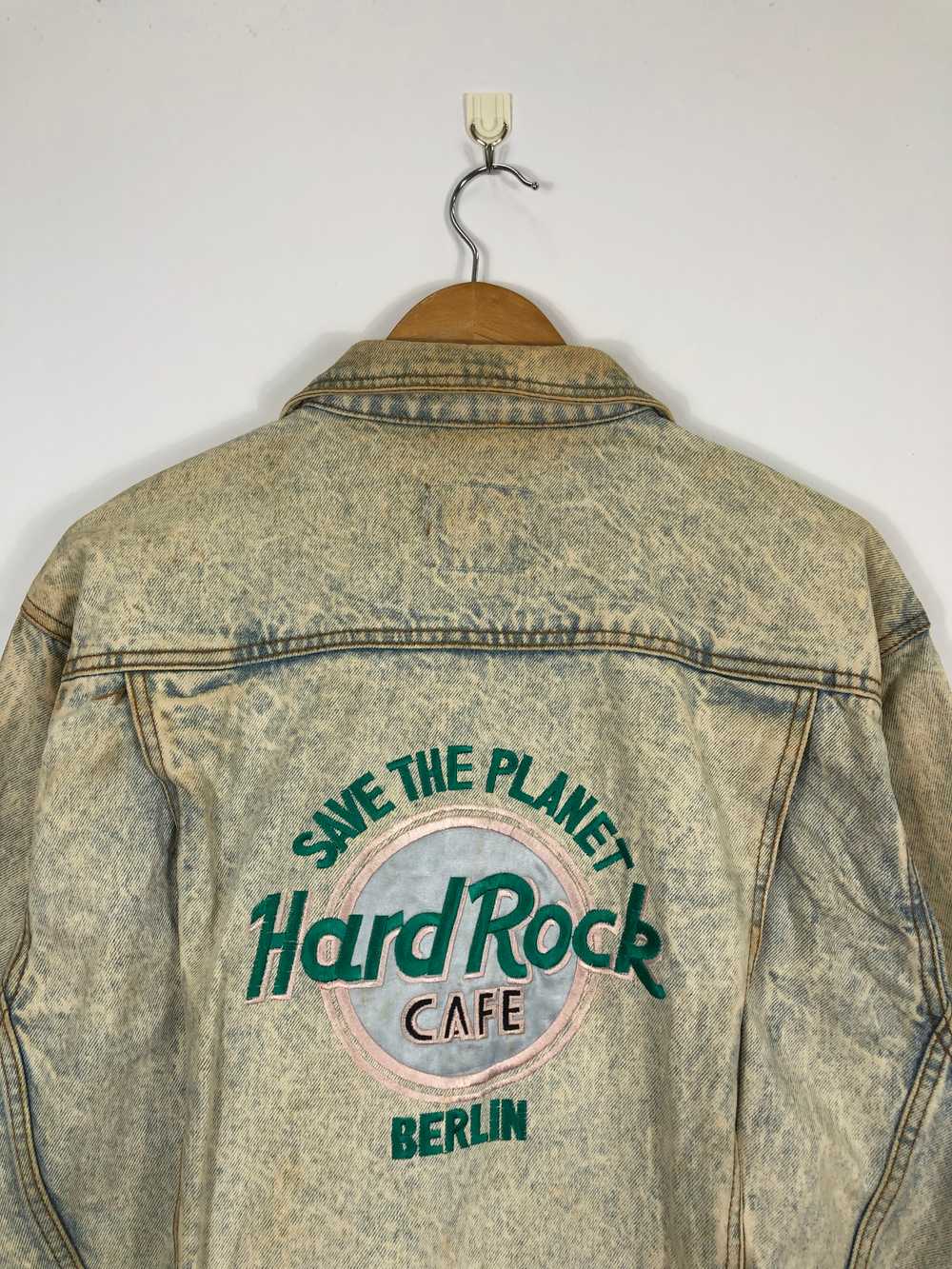 Vintage - Vintage Hard Rock Cafe Berlin Denim Aci… - image 4