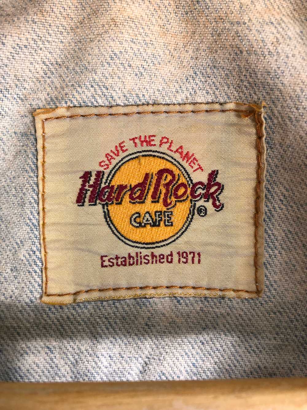 Vintage - Vintage Hard Rock Cafe Berlin Denim Aci… - image 9