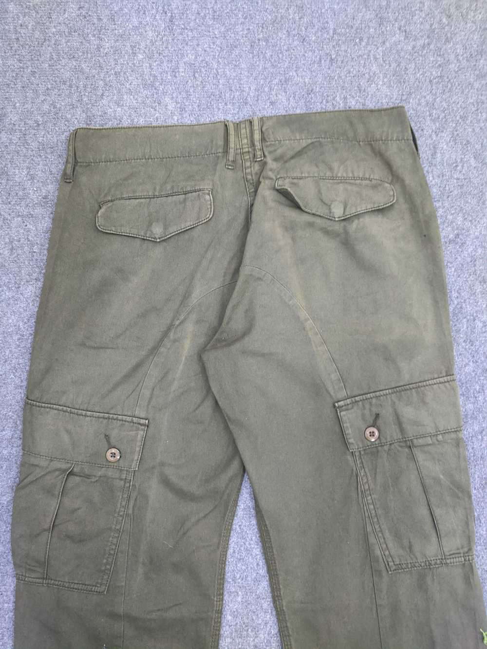 Vintage - Vintage Japanese Brand Cargo Pants Army - image 4