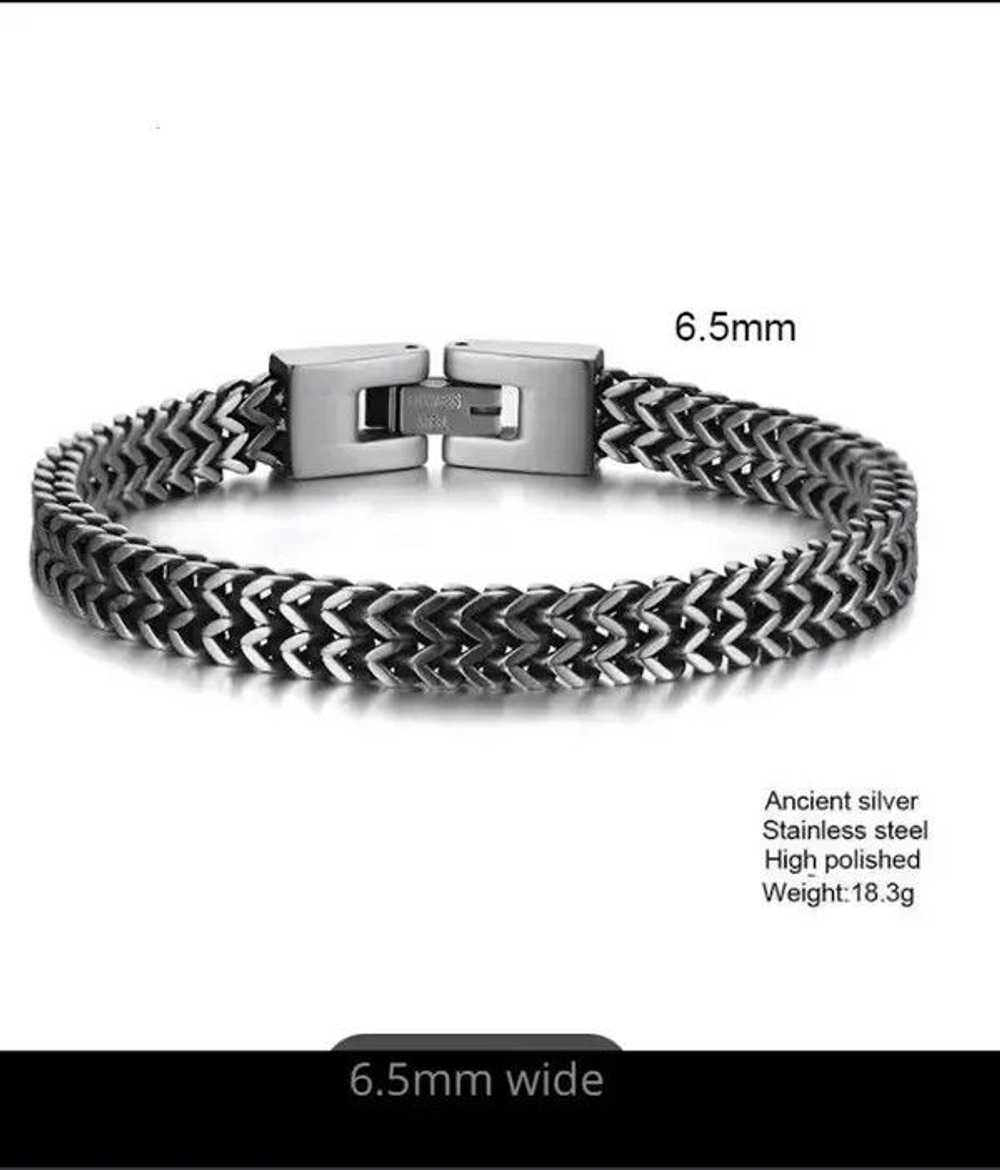 Diamond Bracelet × Jewelry METAL COLOUR STAINLESS… - image 2