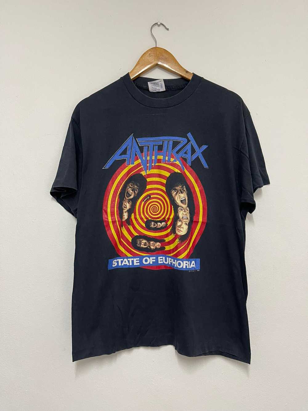 Vintage - Vintage 80’s Anthrax “ State Of Euphori… - image 1