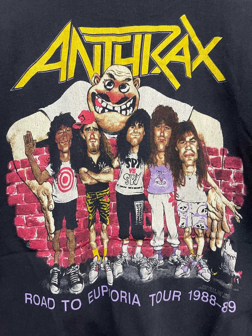 Vintage - Vintage 80’s Anthrax “ State Of Euphori… - image 6