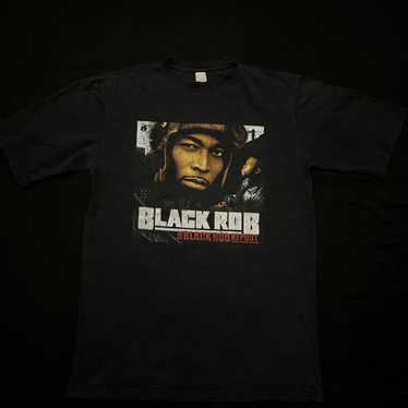 The Black Rob Report Vintage Rap Shirt - image 1