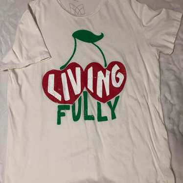 Living Fully Co limited edition Cherry tshirt - image 1