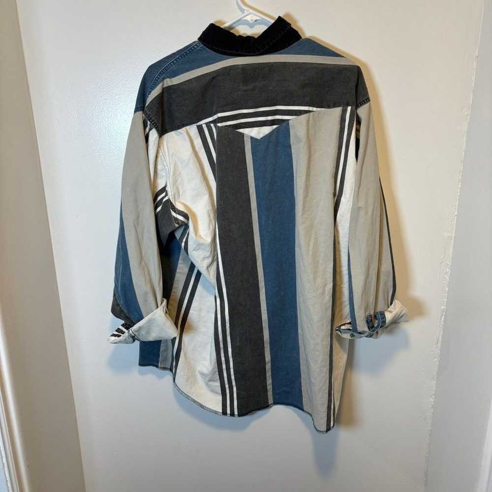 Wrangler X-Long Tails vintage button up shirt siz… - image 2