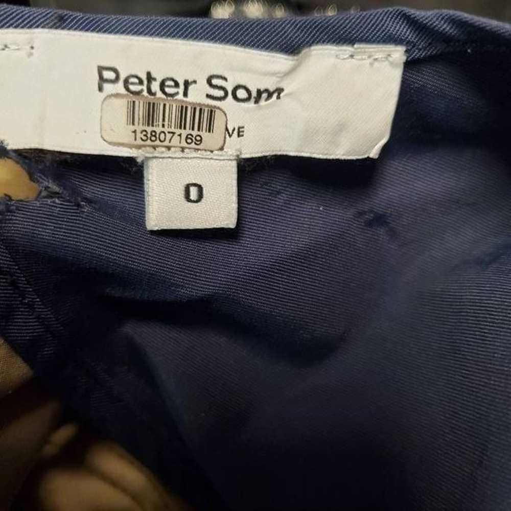 Peter Som Women's Blue Open Back Tie Crop Top Siz… - image 7