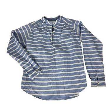 Kule Stripe banded collar shirt size XS - image 1
