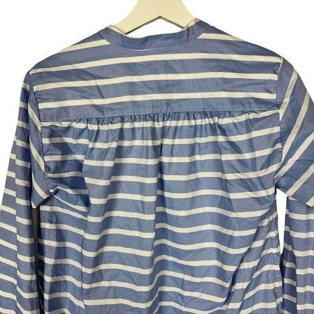 Kule Stripe banded collar shirt size XS - image 5