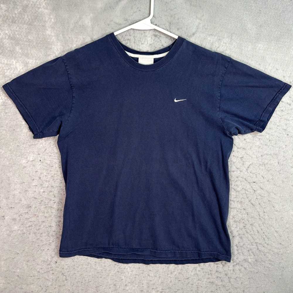 Nike Vintage 2000s Nike Embroidered Swoosh T Shir… - image 1