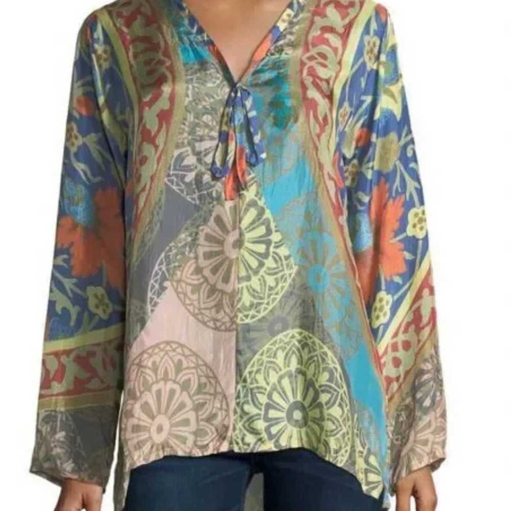 Johnny Was Pippa blouse XL multicolor - image 1