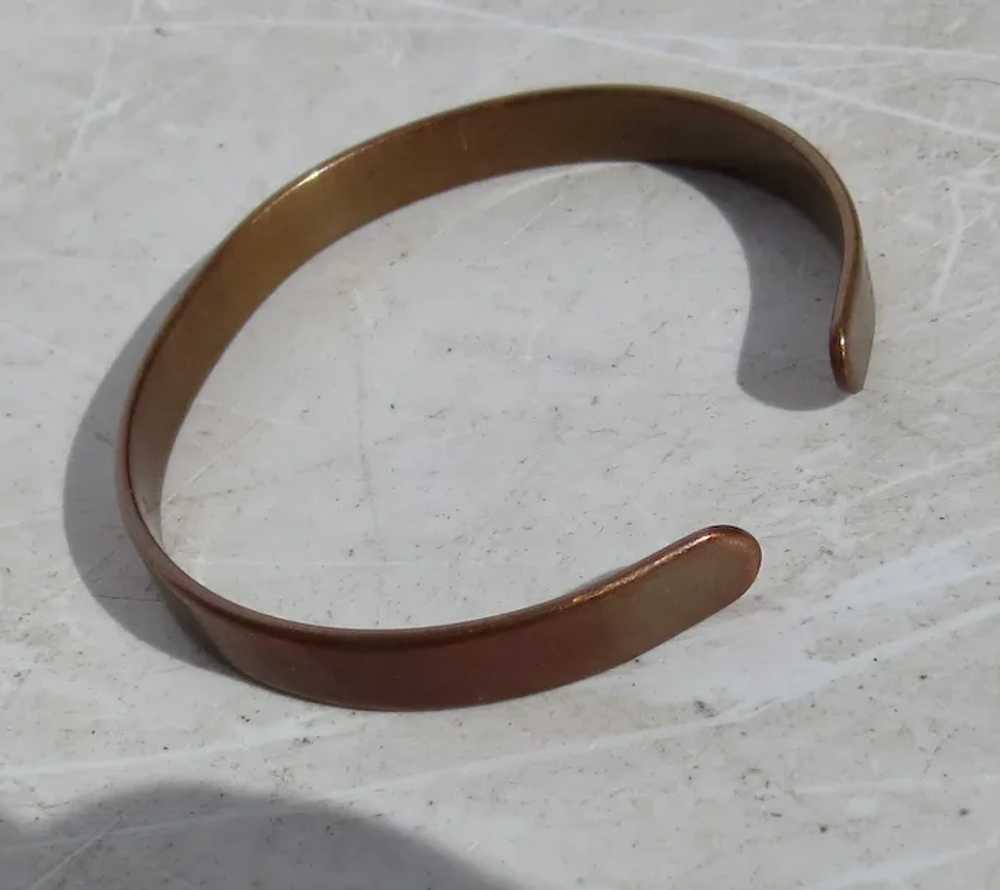 Sabona Copper Bangle Bracelet  Mid-century - image 6