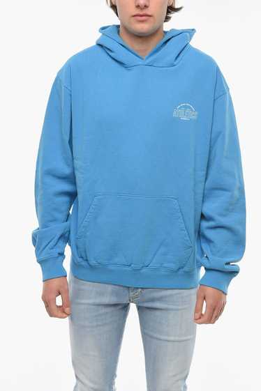 Sporty & Rich og1mm0524 Fleeced Cotton Hoodie in B