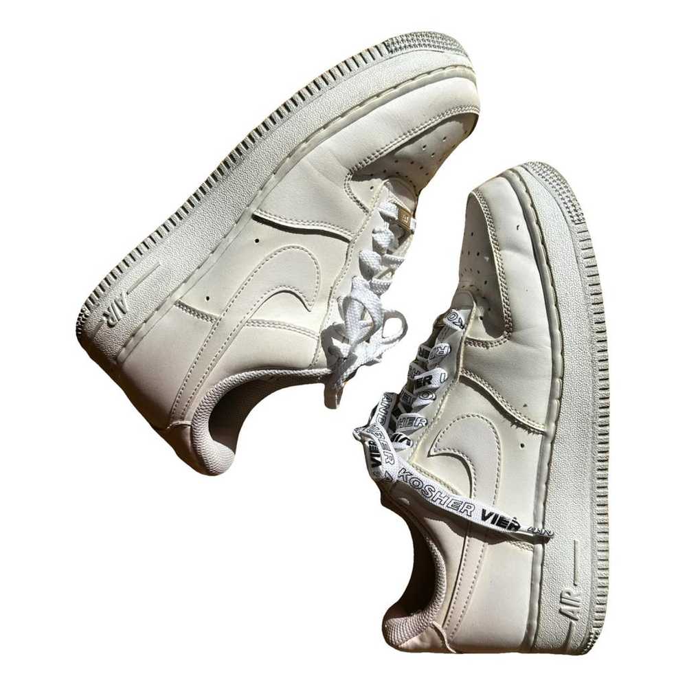 Nike Air Force 1 leather trainers - image 1