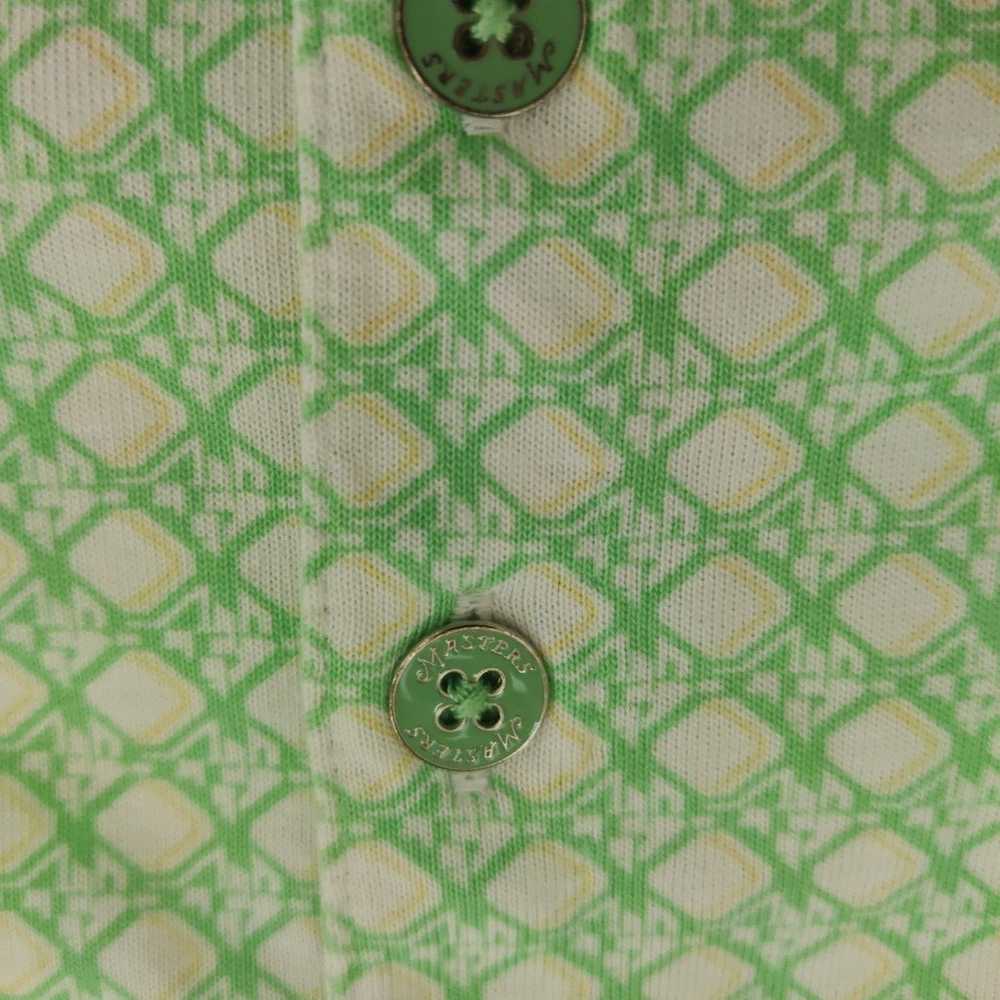 Masters Magnolia Lane Polo Green and White Medium… - image 11