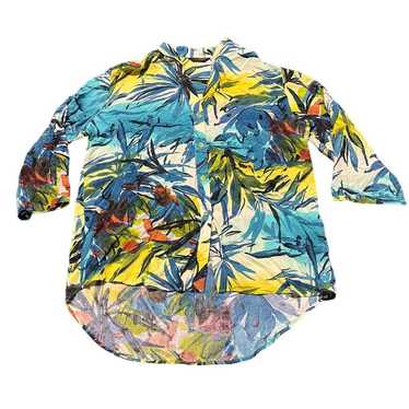 Jams World 50 Years Hawaiian Button Shirt Blouse … - image 1