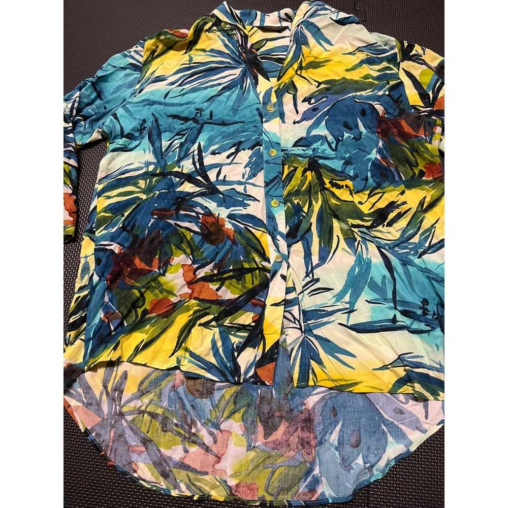 Jams World 50 Years Hawaiian Button Shirt Blouse … - image 2