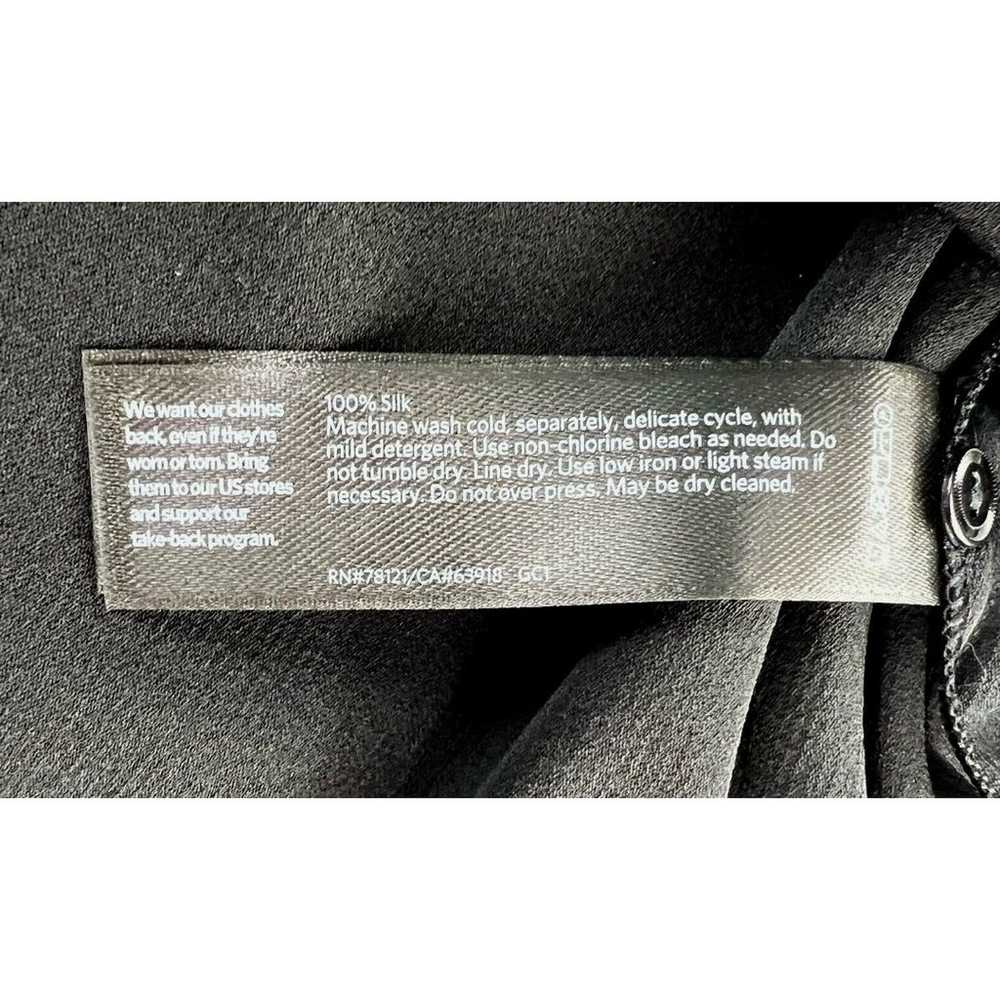 Eileen Fisher 100% Silk Long Sleeve Button Up Shi… - image 7