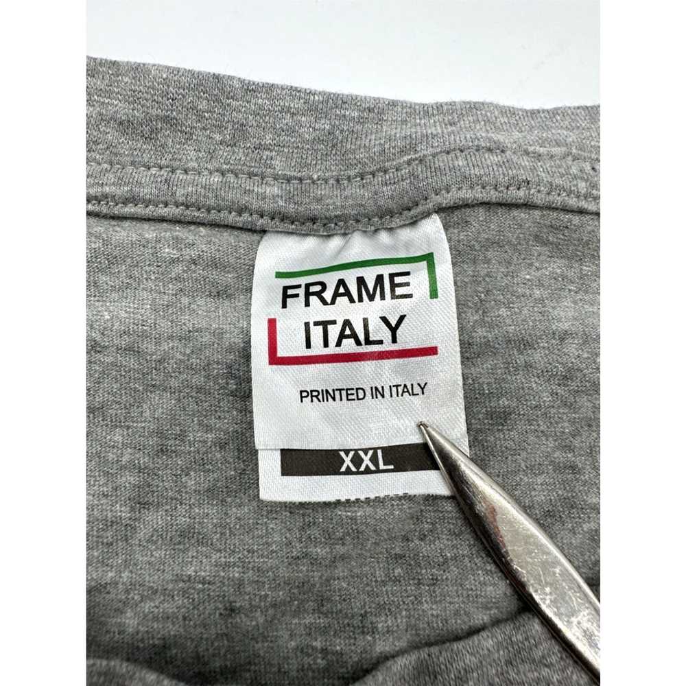 Frame Frame Italy T-Shirt Men 2X-Large Gray Logo … - image 3