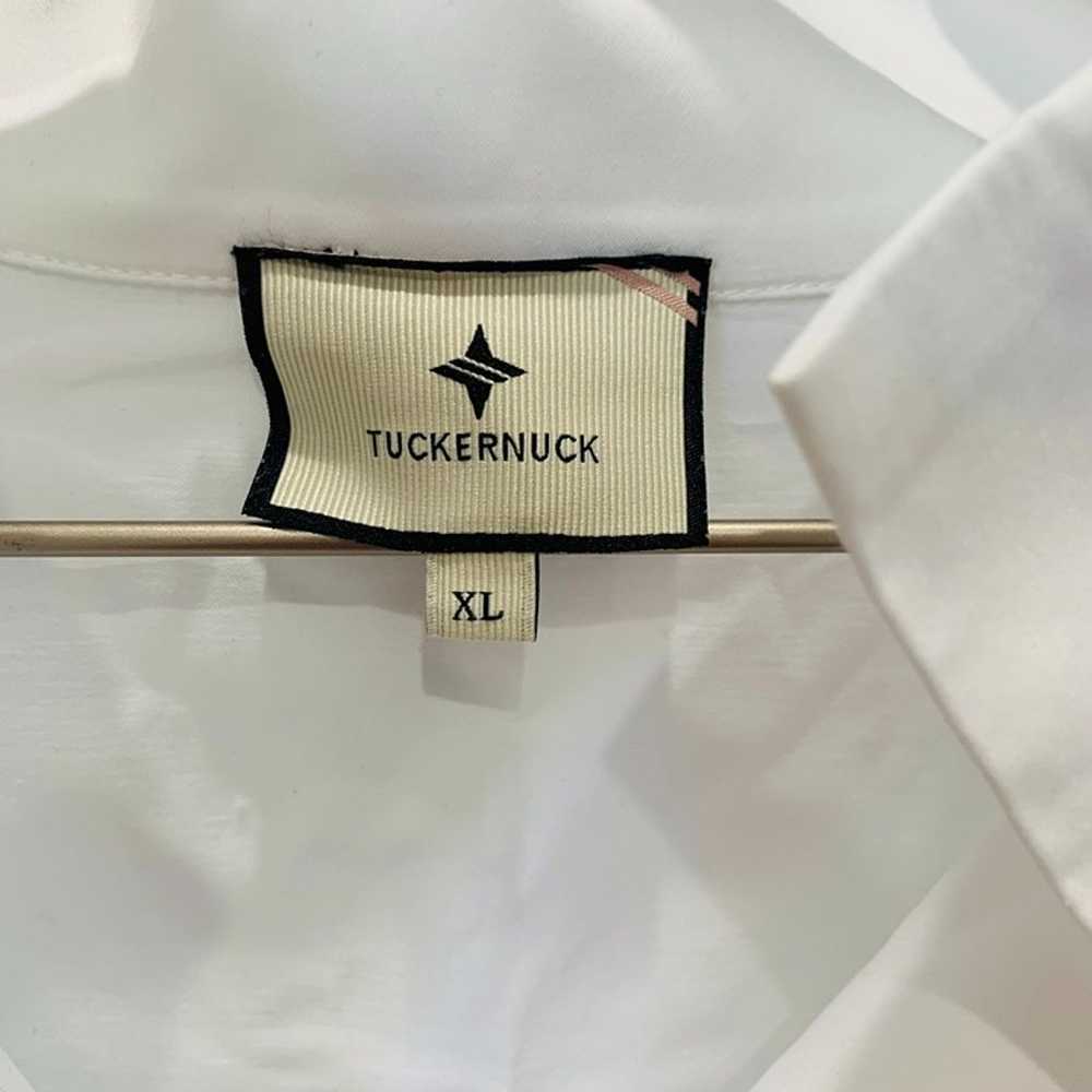 Tuckernuck Blanc Willow Blouse White Oversize Lar… - image 3