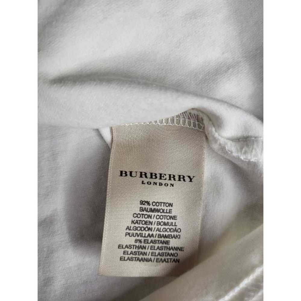 Burberry T-Shirt Women's S White Brown 3/4 Sleeve… - image 6