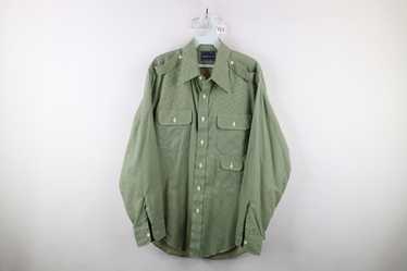 1970s mens safari shirt - Gem