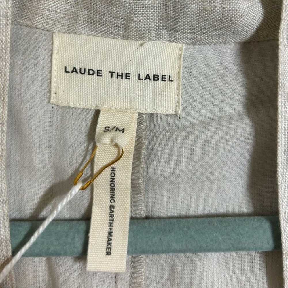 Laude the Label Linen Wrap Top - Natural 100% lin… - image 12