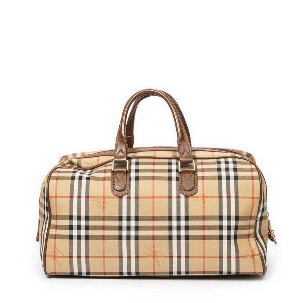Burberry Leather travel bag - image 3