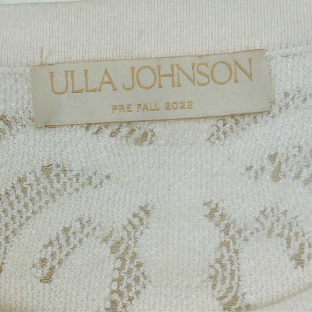 Ulla Johnson Mira Floral Jacquard Pullover Top Si… - image 5