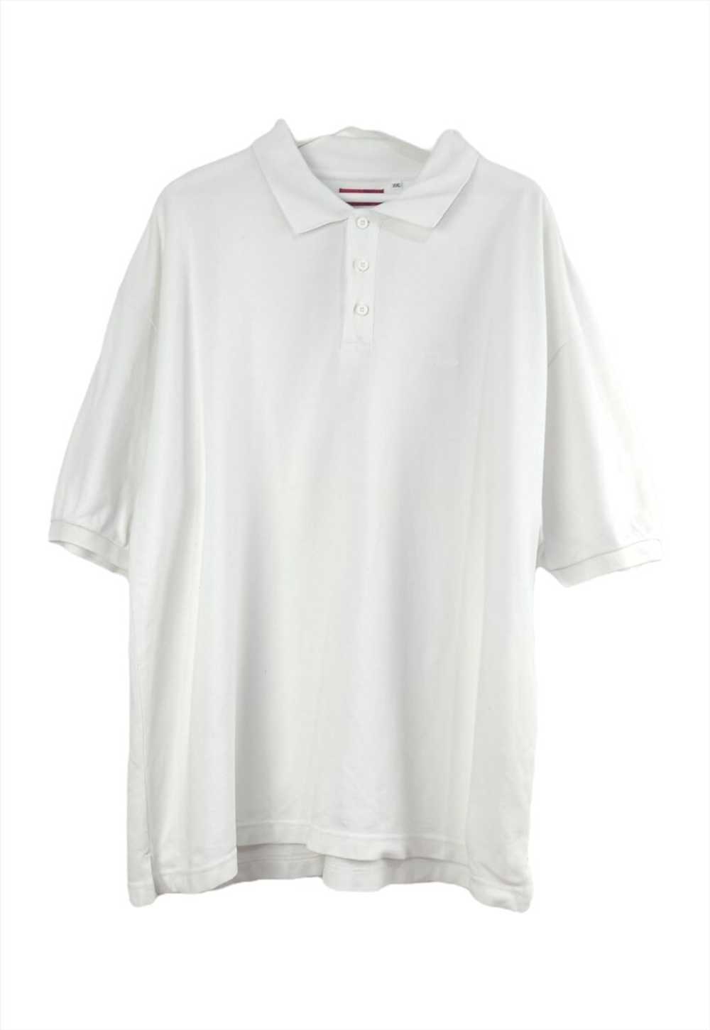 Vintage Lee Cooper Polo Shirt in White XXL - image 1