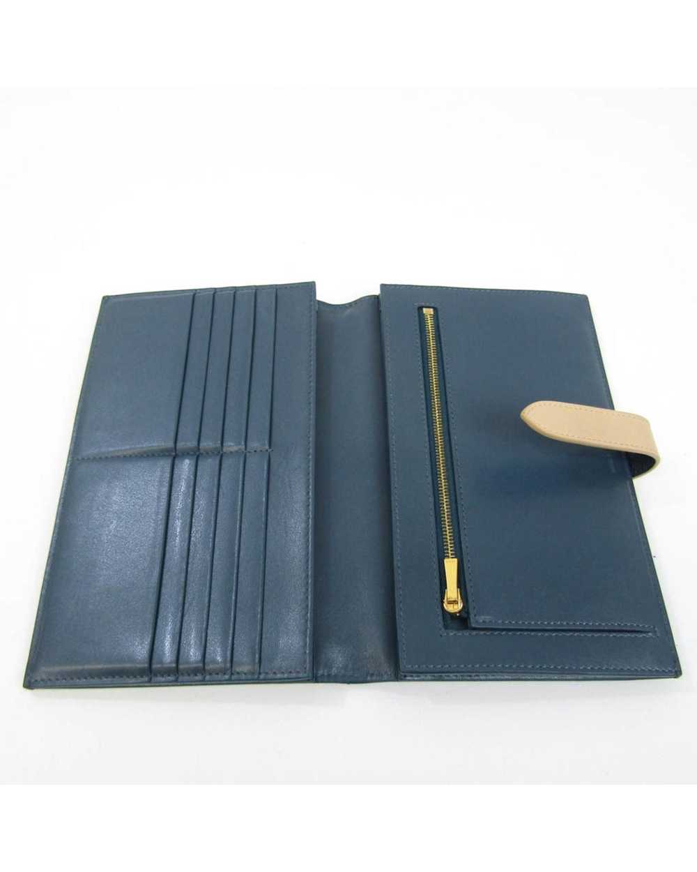 Celine Navy Leather Wallet - Practical and Elegant - image 3